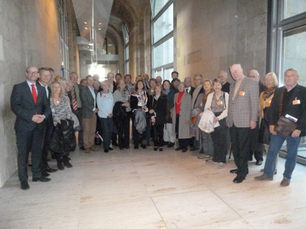 Im BUndestag mit Peter Tauber